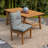 ARDEN earthFIBER Plush Modern Tufted Polyfill Dining Chair Cushion, 21 x 40