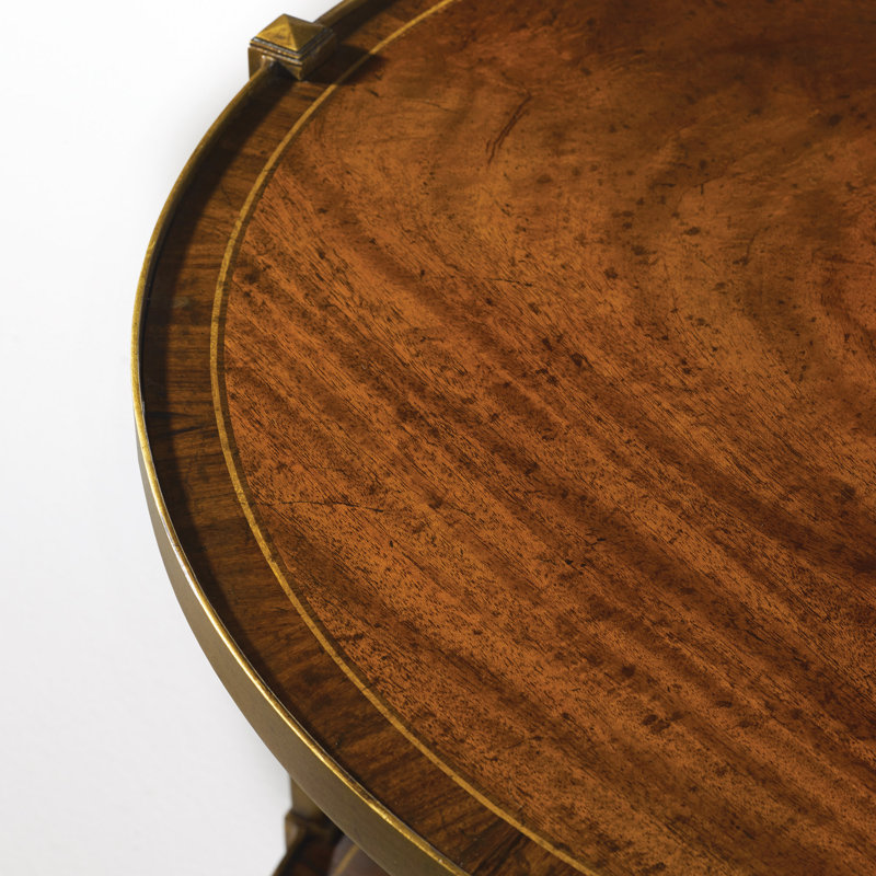 Modern History Solid Wood End Table