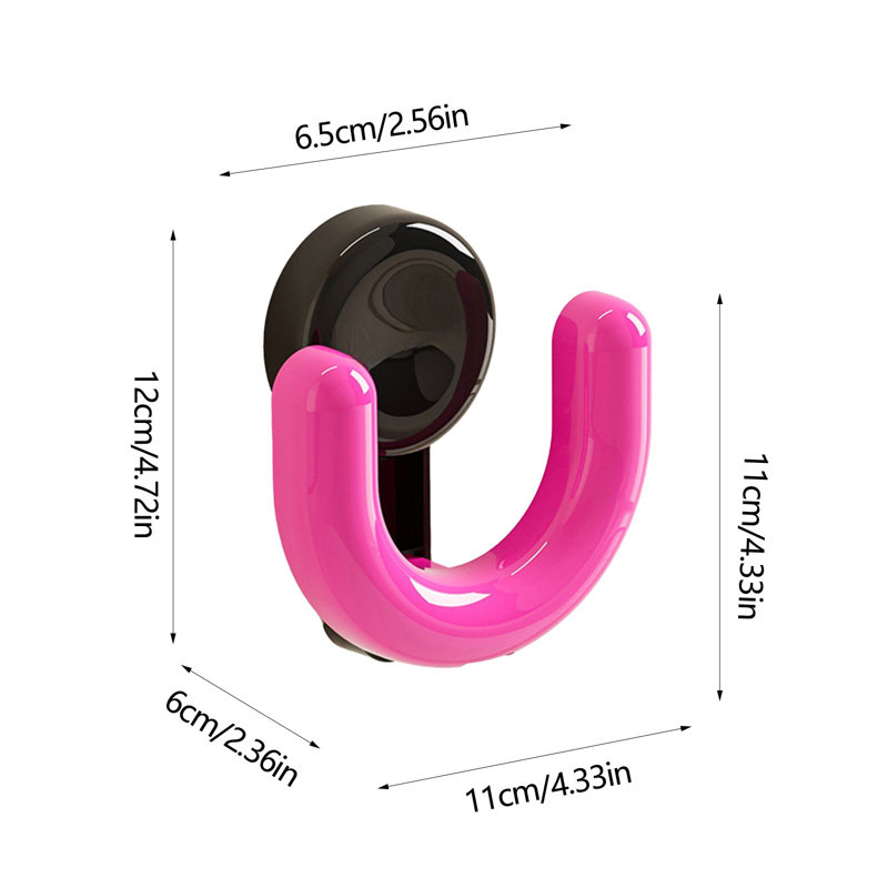 Bathroom Slipper Rack No Punching Suction Cup Type Toilet Wall Drainage Slipper Storage Hook Can Hang A Pair Of Slippers