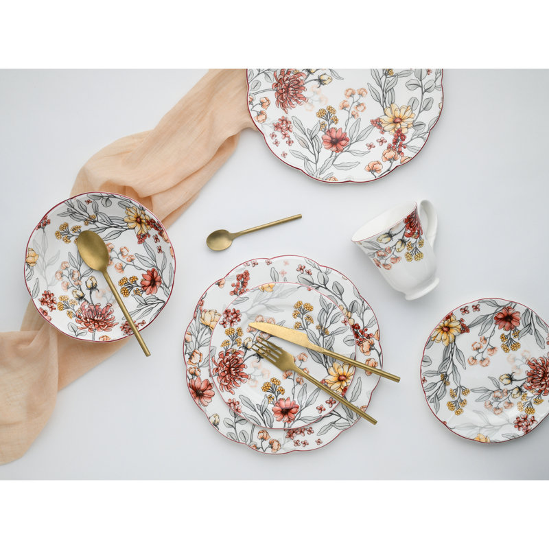 Fiore 16 Piece Dinnerware Set - Service for 4