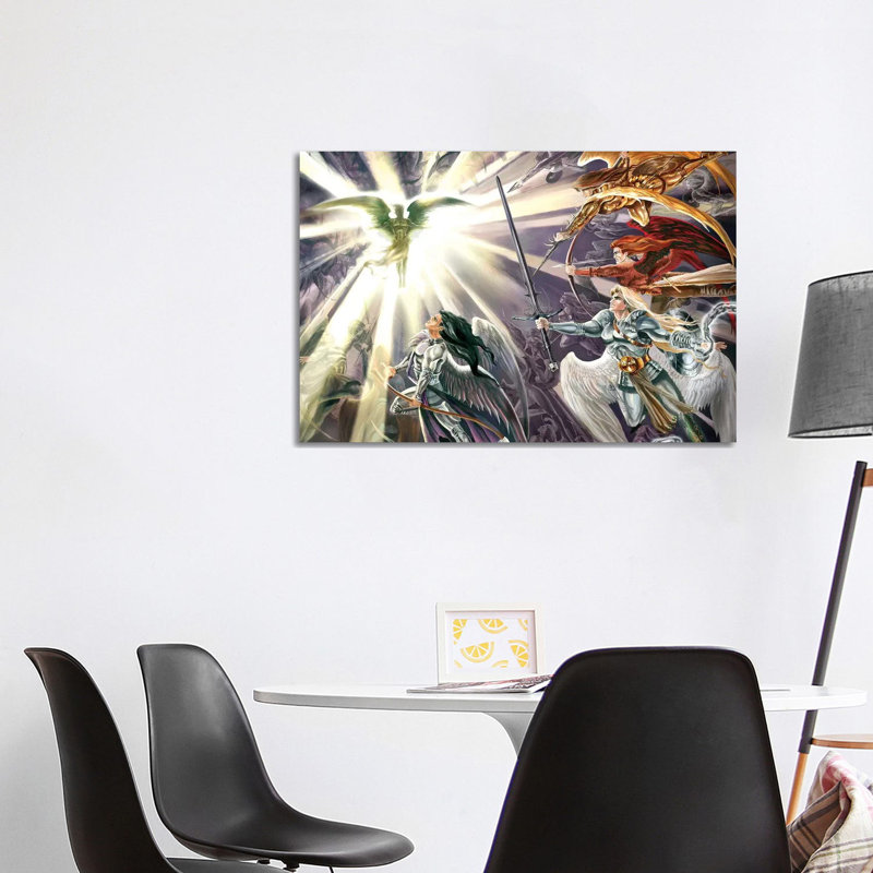 «War in Heaven» par Ruth Thompson, impression sur toile tendue, H 26 po x l 40 po x 1,5 po