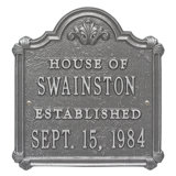Chatham 4-Line Wall Address Plaque