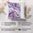 Abstract Purple & Gold Marble Geode I Modern-99959987