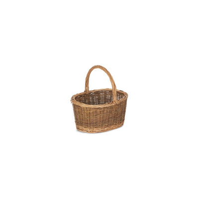 Wicker Country Oval Shopper Basket