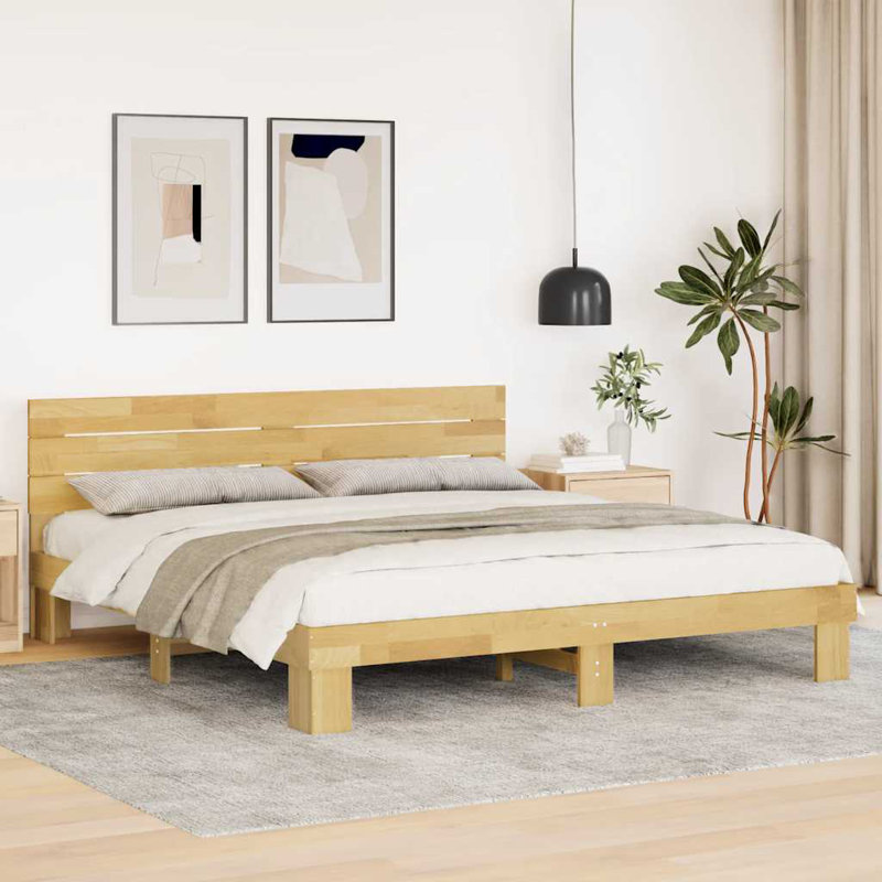 Solid Wood Bed, Super King (6')