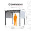 Pergola 9 x 9 pi Sunjoy-111101521