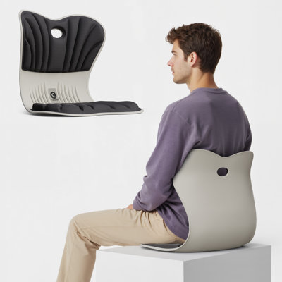 Cabesupport M1 Ergonomic Spine Support Seat Cushion Posture Corrector For Office Chairs, Car Seats, And Study Use