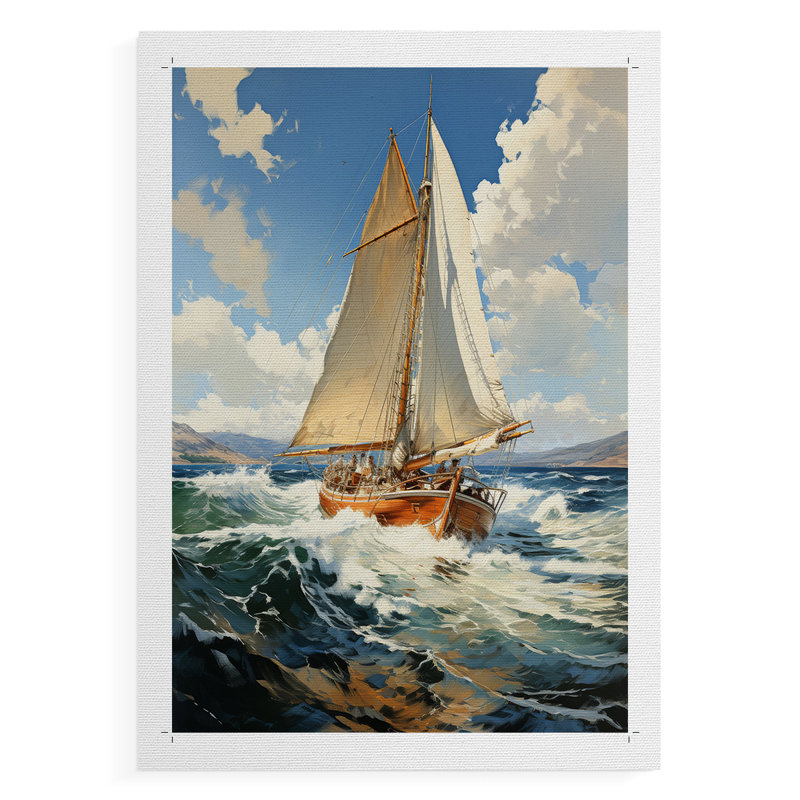NAUTICAL Series CCSCXXV - Impression sur toile seulement - NON CADRE