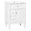 Meuble-lavabo avec lavabo, 2 tiroirs et tablettes de porte-1126211415