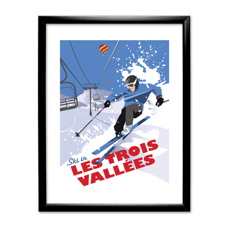 Dave Thompson - Single Picture Frame Print on Canvas, Black