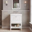 Old London Bexley 600mm Fern Green 1 Drawer Floor Standing Vanity Unit-134737023-134737025