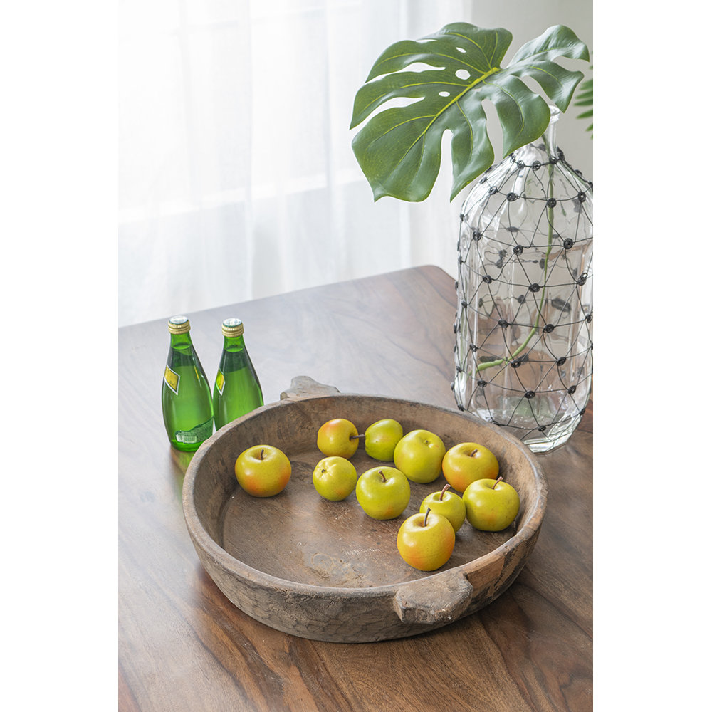 Fuji Wood Decorative Bowl