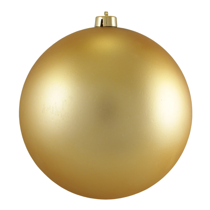 Décoration de boule décorative des Fêtes, L 10 po x P 10 po, Noir de jais, 1