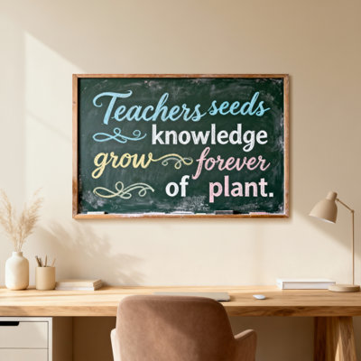Teachers Seeds Connaissances «Grow Forever Of Plant»