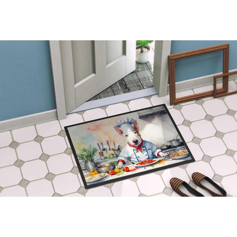 Dyuthi Non-Slip Indoor Only, Outdoor Doormat, 24" W x 36" L