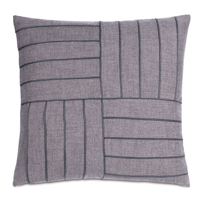 Noah Channeled Square Pillow Cover & Insert