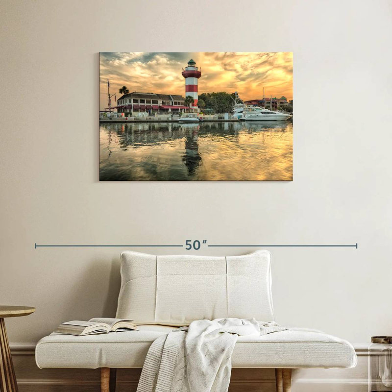 Hilton head lighthouse Aletra, H 24 po x l 36 po