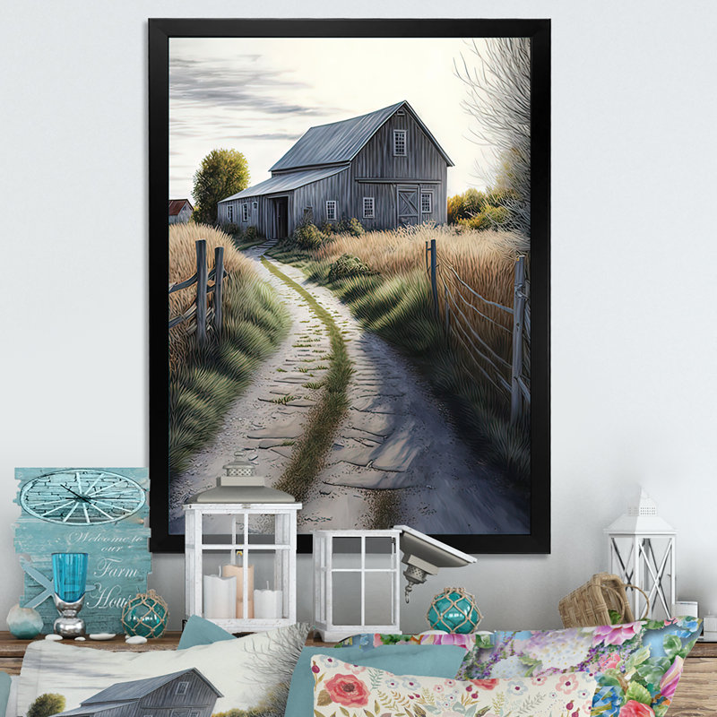 Art mural Aynsley, Impression noire sur toile encadrée, H 20 po x l 12 po x P 1 po