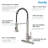 Babevy Pull Down Kitchen Faucet-86834047