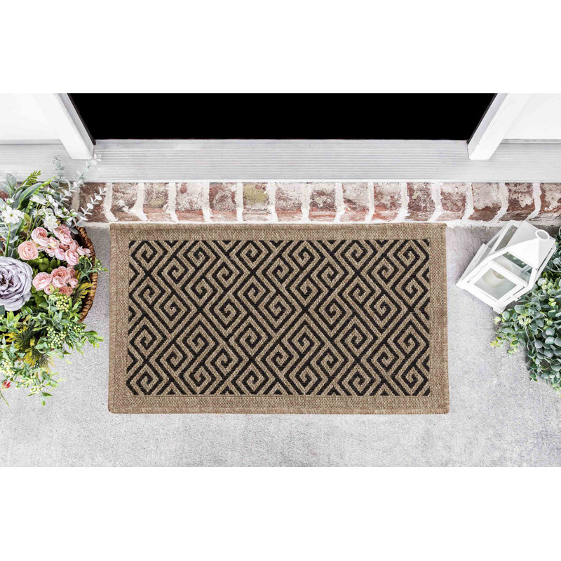 Rinu Geometric Area Rug, Rectangle 50 x 80cm