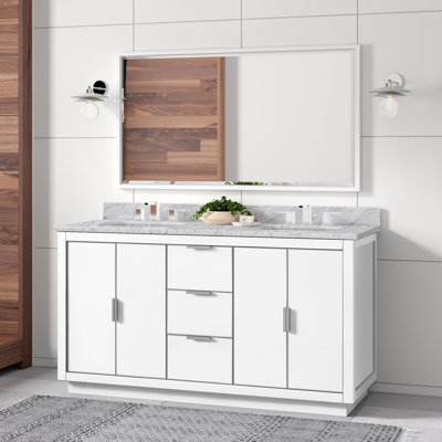Meuble-lavabo double 61 po Salise