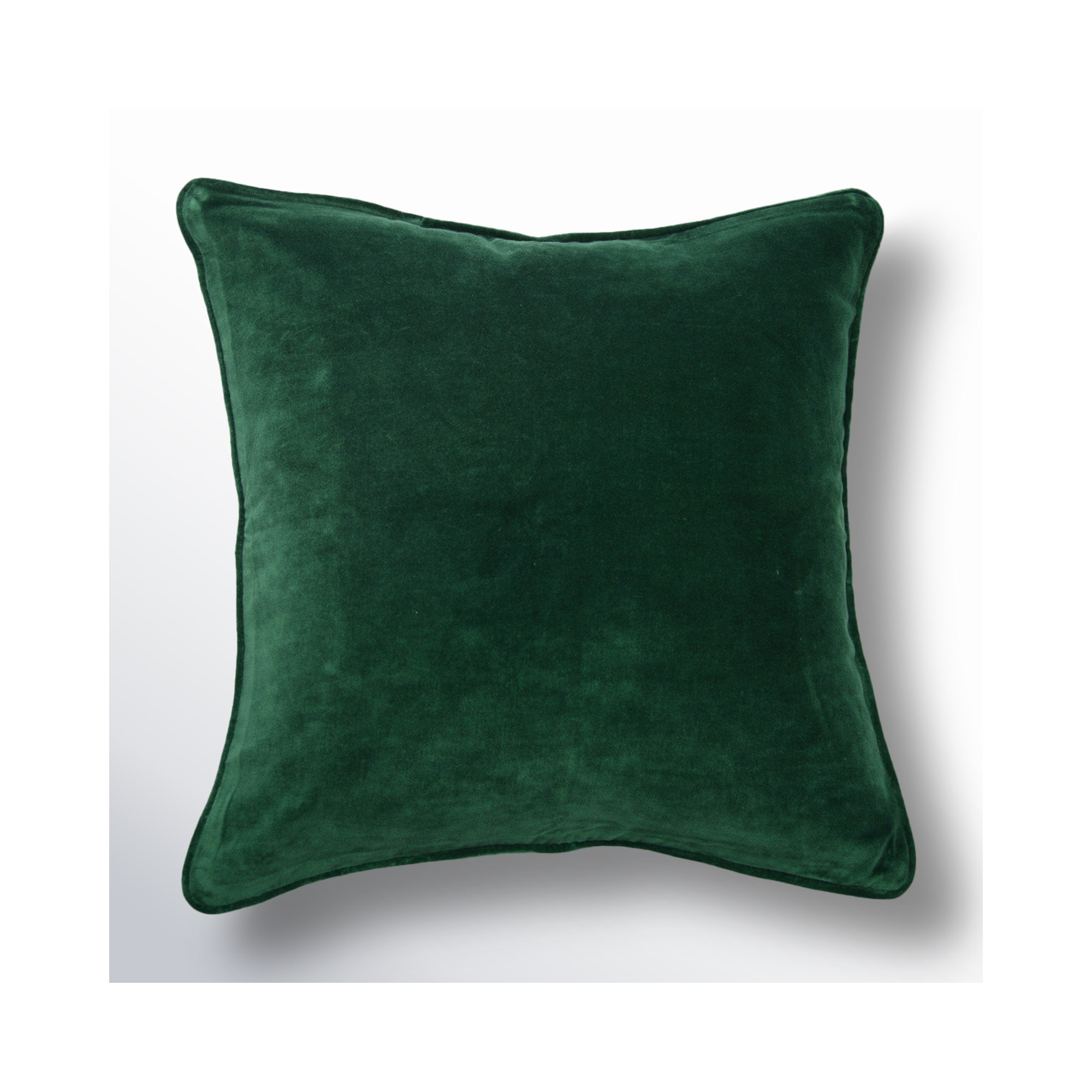 Roseline Velvet Pillow Cover, Pillow Cover Only - No Insert, Green