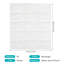10 x 3 x 3 carreaux de brique autocollant mural papier peint panneau de mousse 13,8 x 15,2 po
