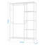 Anjo 114.3 cm Rolling Clothing Rack-125538864