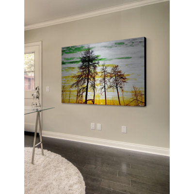 " Green And Gold Sky " by Parvez Taj