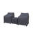 Wicker/Rattan Patio Conversation Set Cover