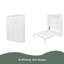 Lit escamotable double pleine grandeur avec tablettes