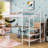 Morganti Metal Kids Loft Bed with Desk-1844222238-1844222239