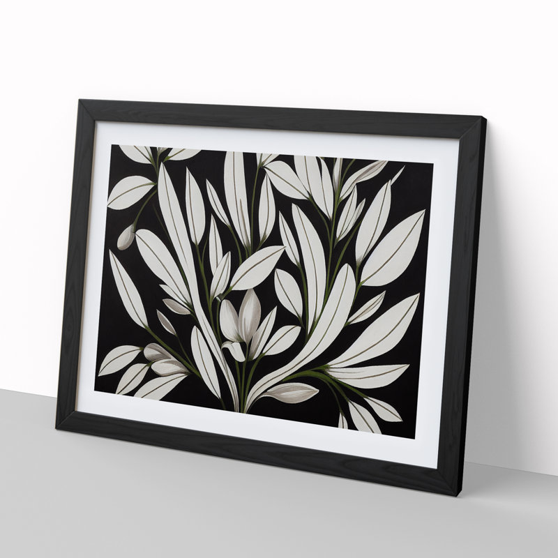 Fantastic Flowers - Single Picture Frame Print, 34cm H x 46cm W x 2cm D, Black Framed