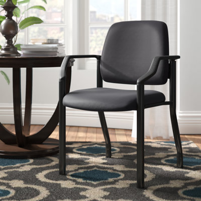 Vinyl Seat Reception Chair with Metal Frame