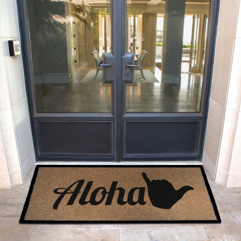 Tapis d'entrée antidérapant Stubbs 60 x 36, Brun clair, L 36 po x L 72 po