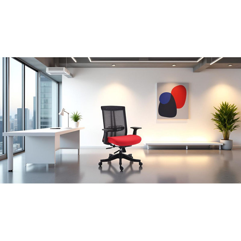Fauteuil de direction ergonomique Twyst, Rouge