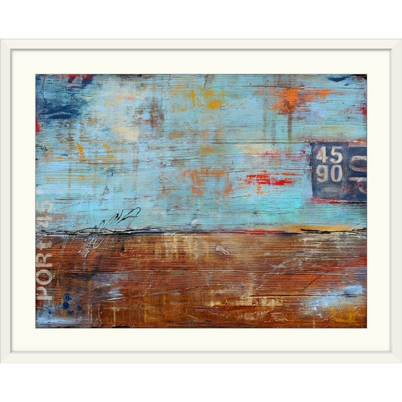 «Port 45» par Talmay, impression, H 27 po x l 36 po x P 1,5 po, Toile