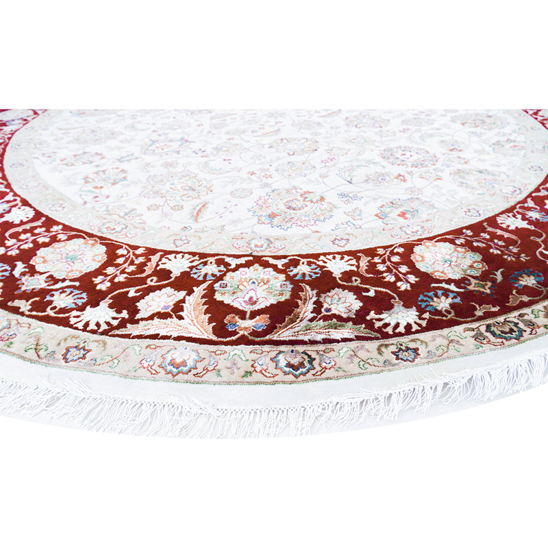 Oriental Area Rug, Round 5' 