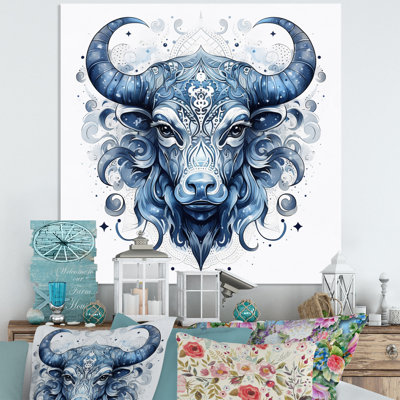 Taurus Zodiac Sign IV - Astrology Metal Wall Art Living Room