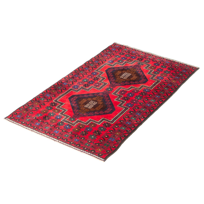 Teimani Red Rug 2'10" x 5'0"