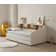Guisselle Upholstered Twin 2 Drawers Storage Daybed with Shelf Headboard 