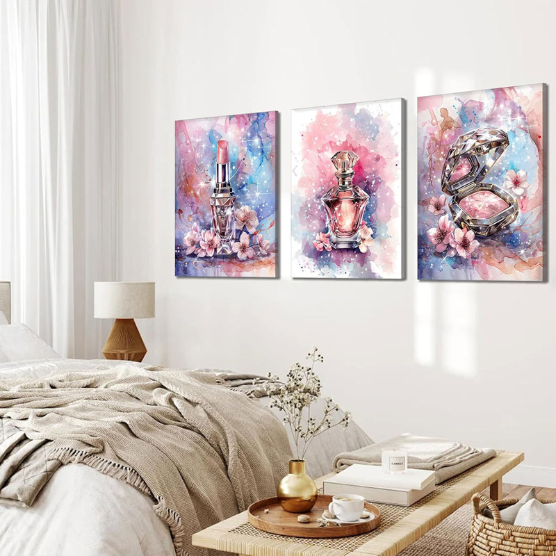 3 Piece Wrapped Canvas Wall Art