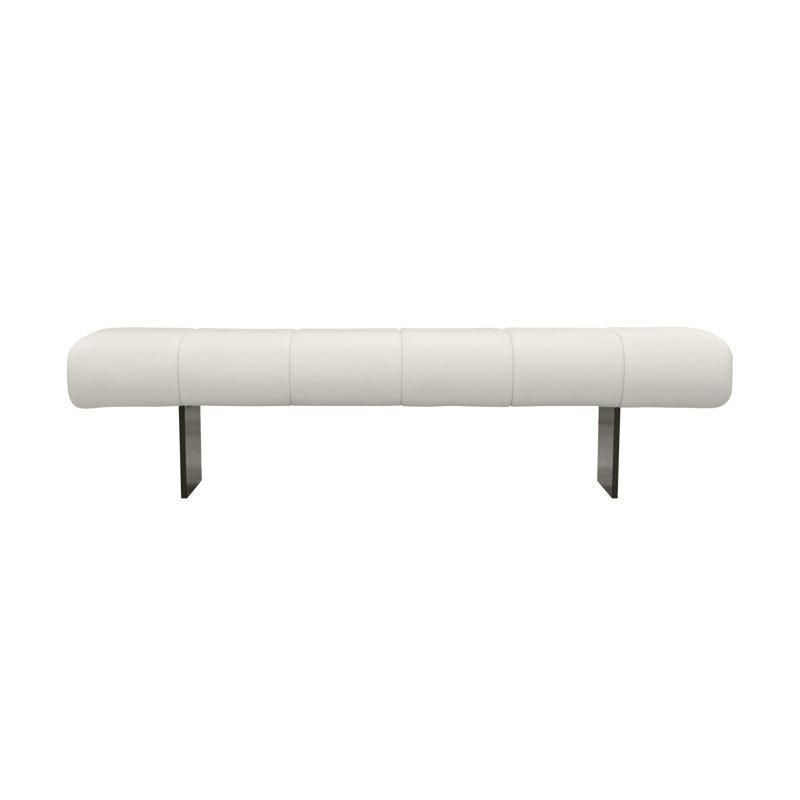 Faux Leather Upholstered Bench