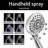 12 Inch Rain Shower Head And Handheld 6-Spray Combo Set With Slide Bar-120394202