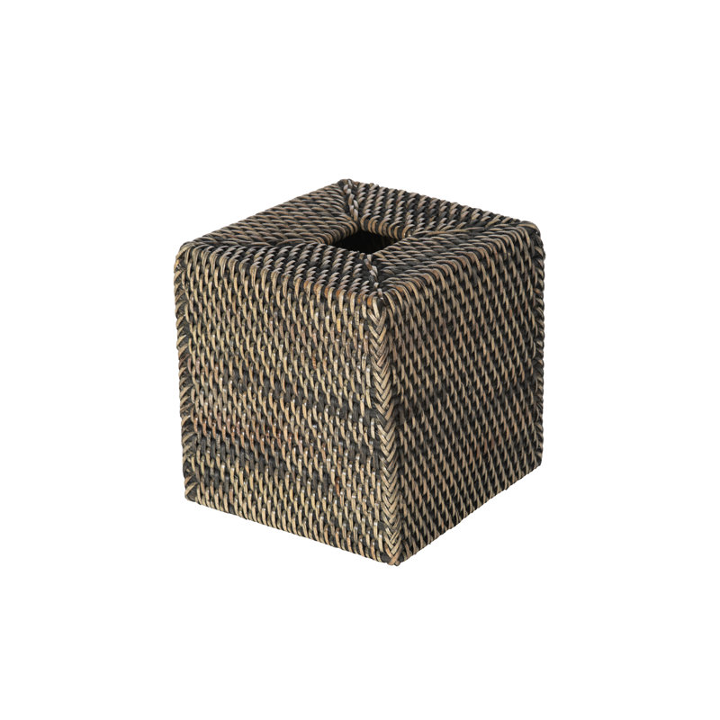 Bavan Tissue Box Cover, Bronze