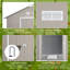 Jermone 13 ft. W x 11 ft. D Metal Flat Tool Shed