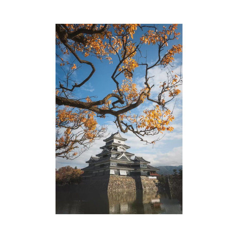 Matsumoto Castle XI 1 Piece Wall Art on Canvas, 30.48cm H x 20.32cm W x 1.91cm D, Wrapped Canvas