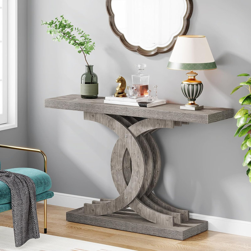 39.37'' Console Table, Grey