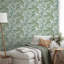 Papier peint Juan Green Palm Leaves