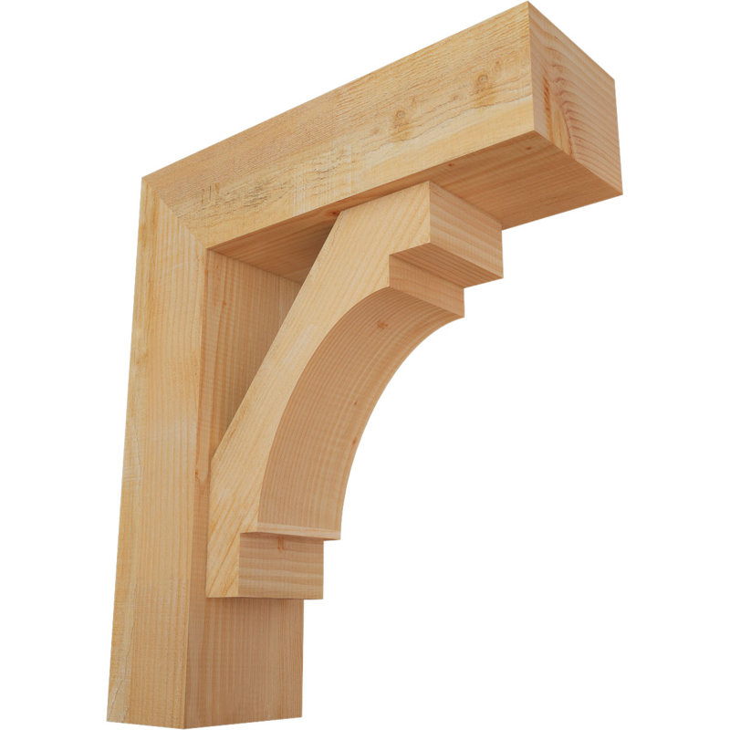 Support Merced Block avec support décalé, 30 x 26, Sapin Douglas de l 8 po (scié brut)
